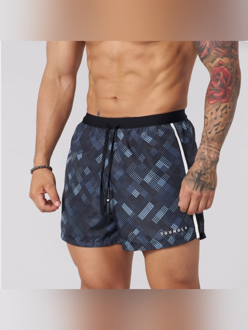 YoungLA Men's 1051 - Ultra Running Shorts